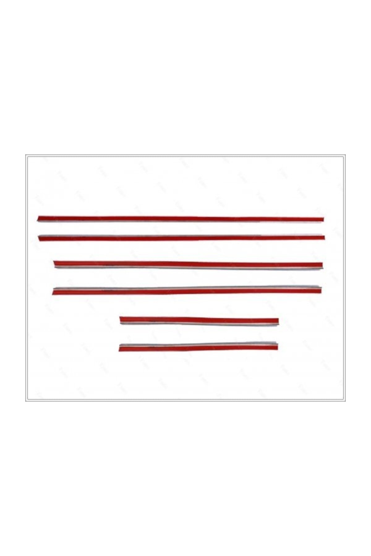 Mercedes W203 Krom Cam Çıtası 6 Parça 2000-2007 Arası Paslanmaz Çelik (SW) - Görsel 4