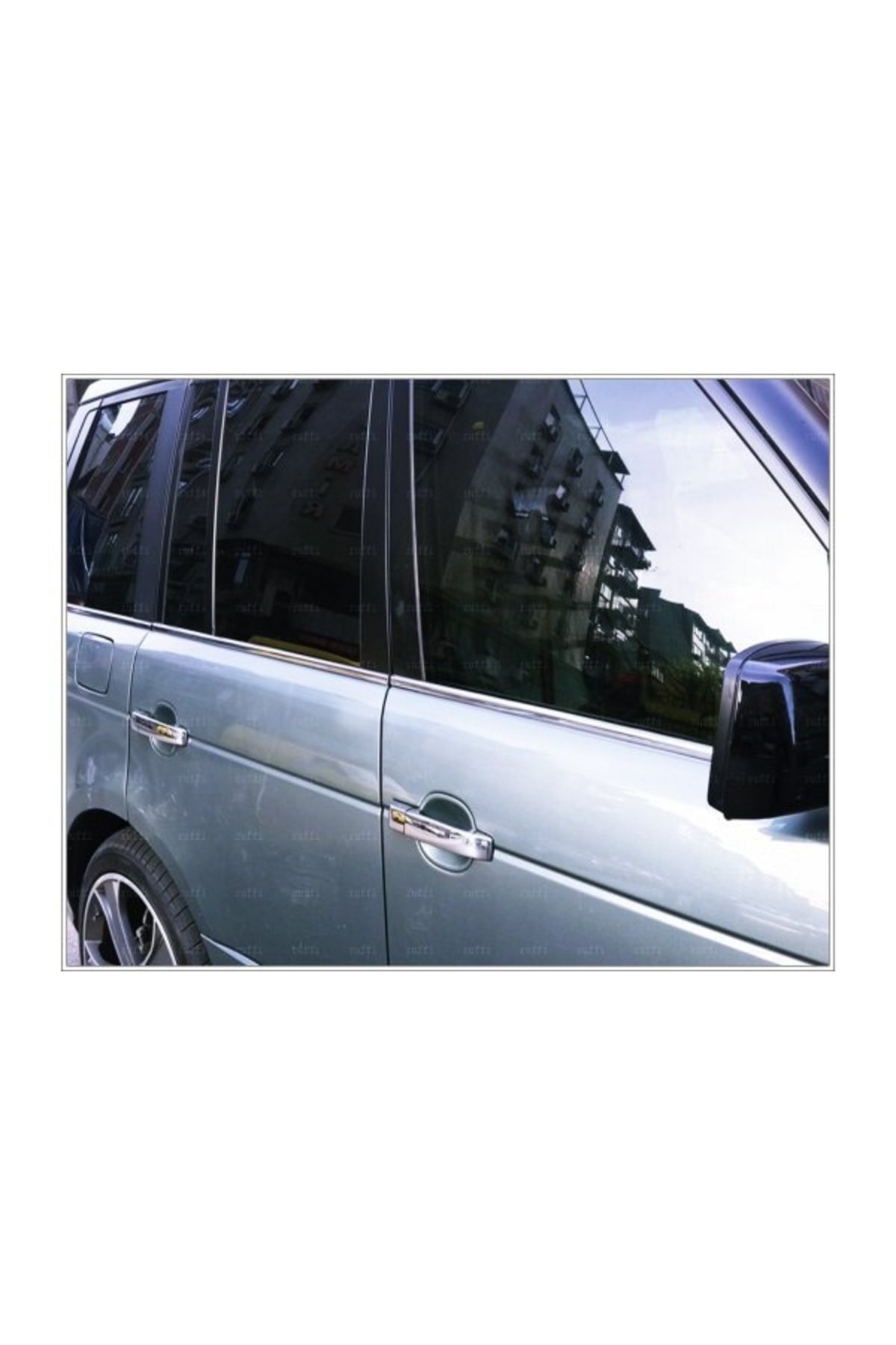 Land Range Rover Sport Krom Cam Çıtası 6 Parça 2005-2013 Paslanmaz Çelik - Görsel 4