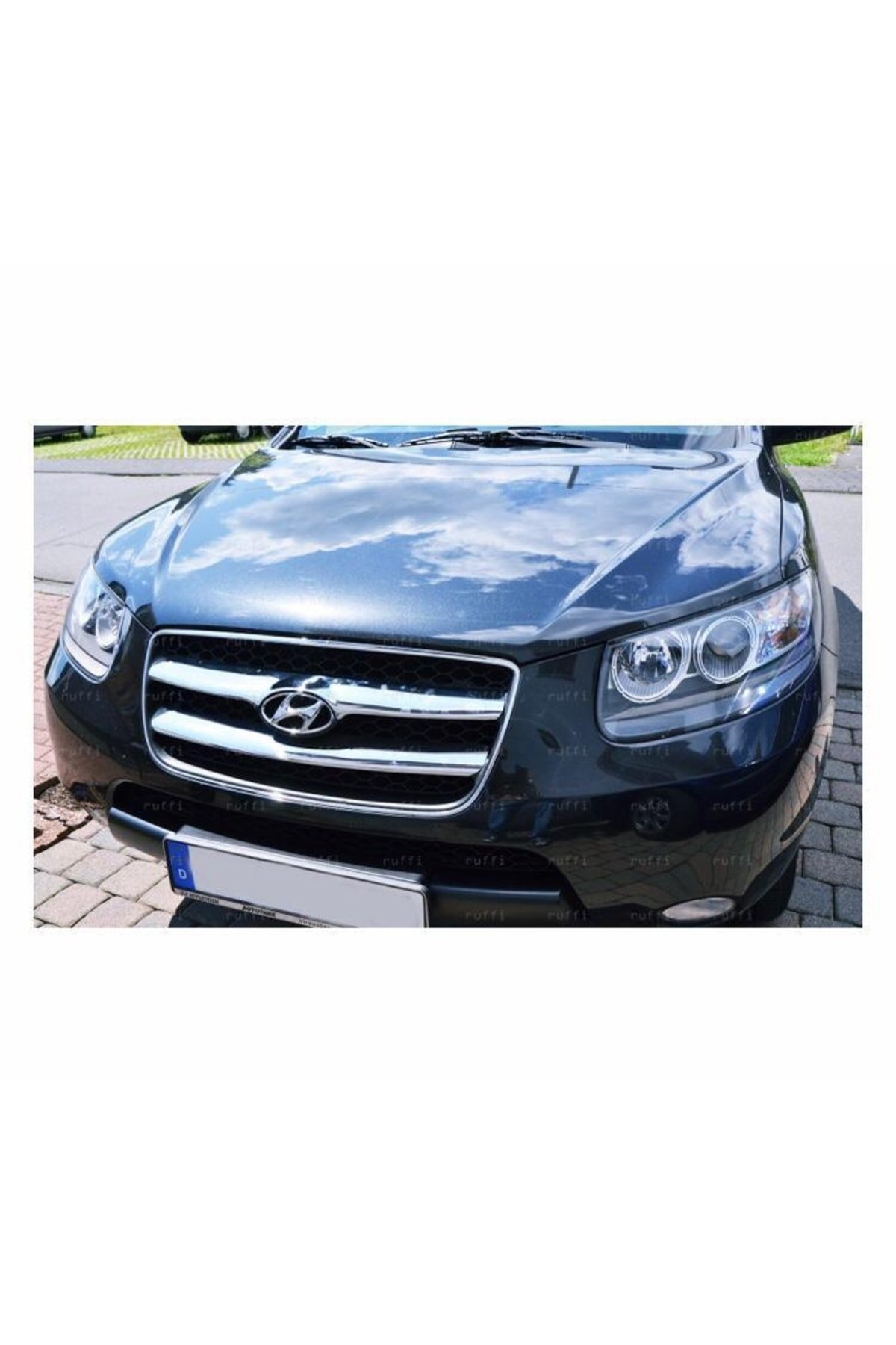 Hyundai Santa Fe Krom Ön Panjur 2 Prç, 2006-2010 Arası P, Çelik - Görsel 4