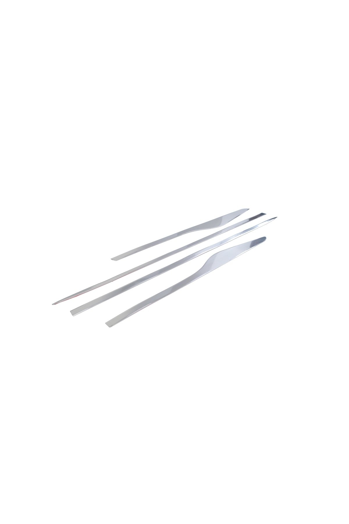 Renault Clio 4 Uyumlu Hb Krom Yan Kapı Çıtası 4 Kapı 2012-2019 Arası P, Çelik uyumlu - Görsel 5