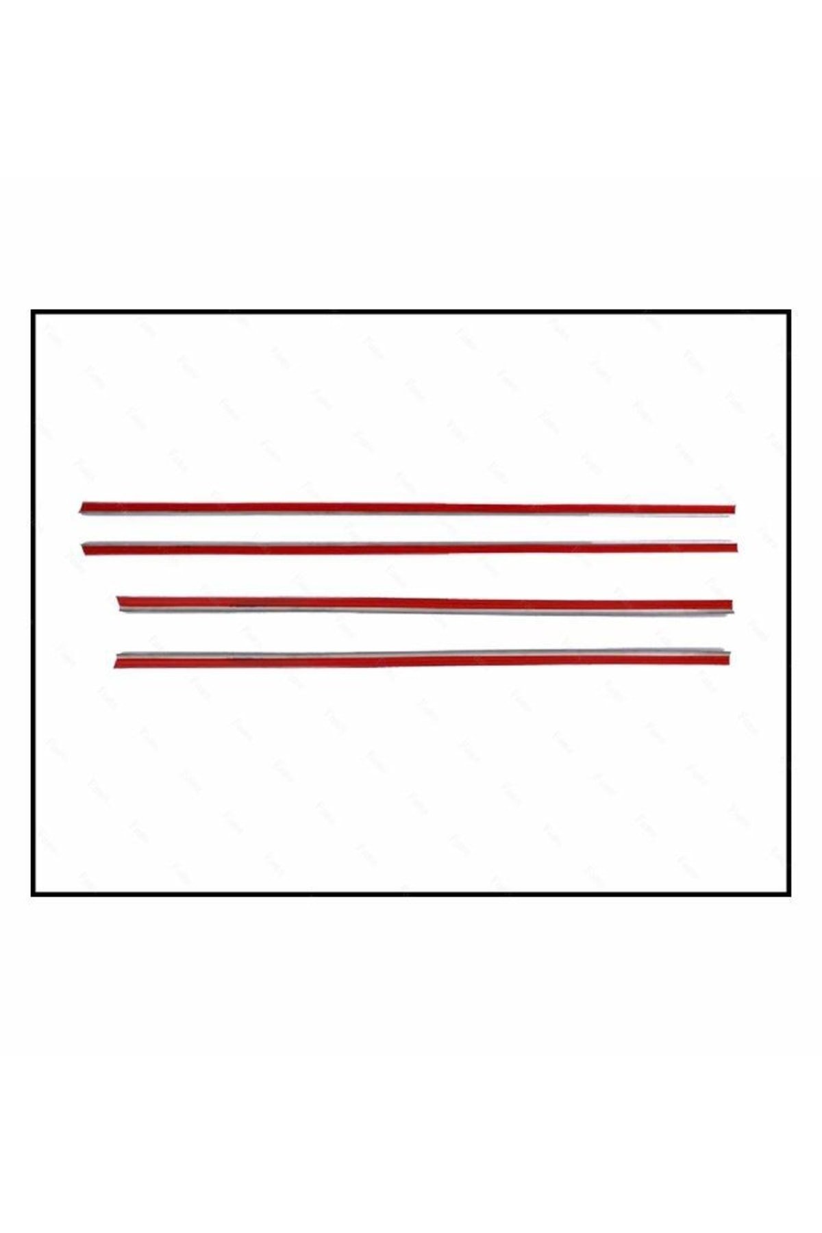 Opel Vectra C Krom Cam Çıtası 4 Prç, 2002 Üzeri P, Çelik - Görsel 5