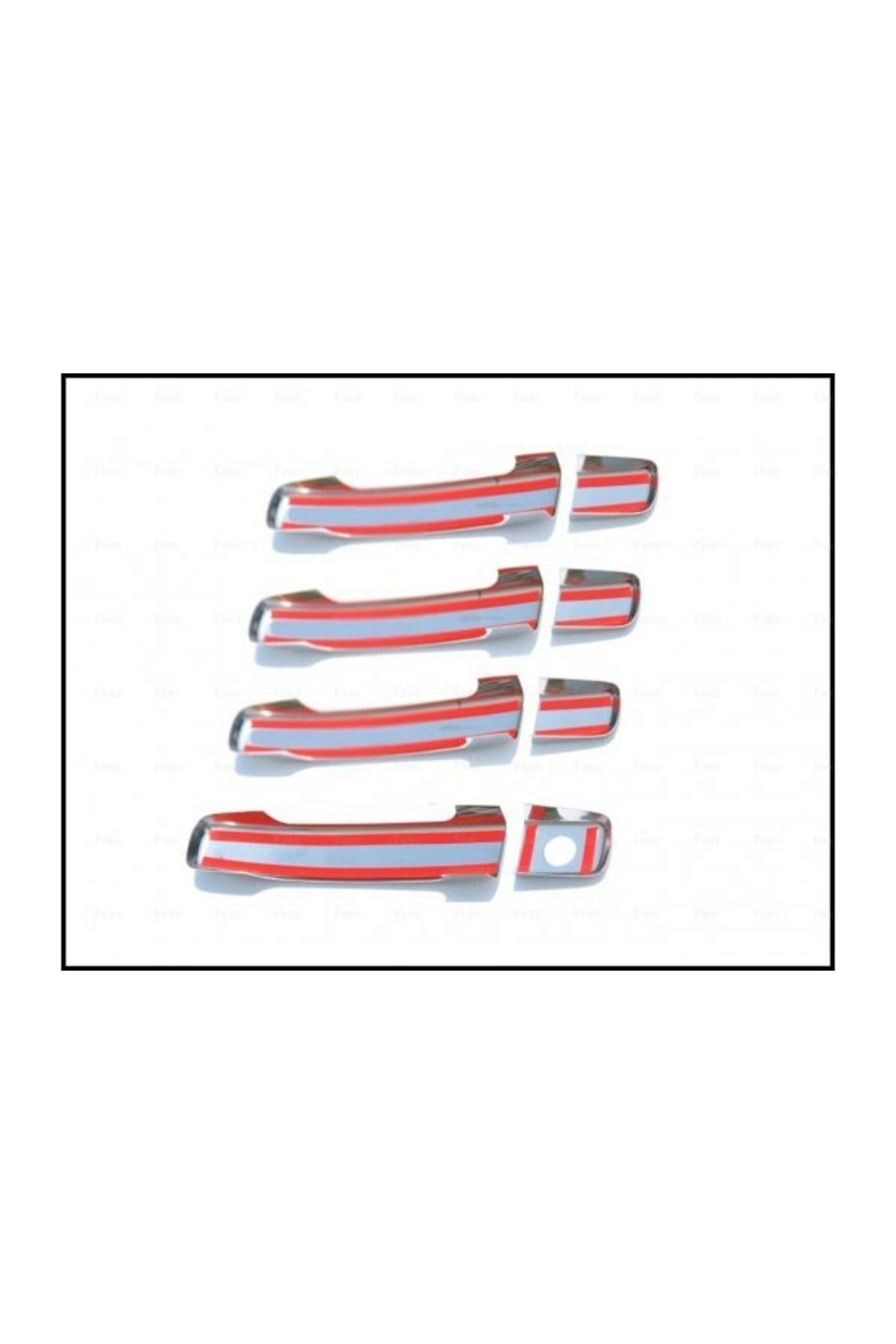 Mercedes Benz Ml W163 Krom Kapı Kolu 4 Kapı 1999-2006 P, Çelik - Görsel 5