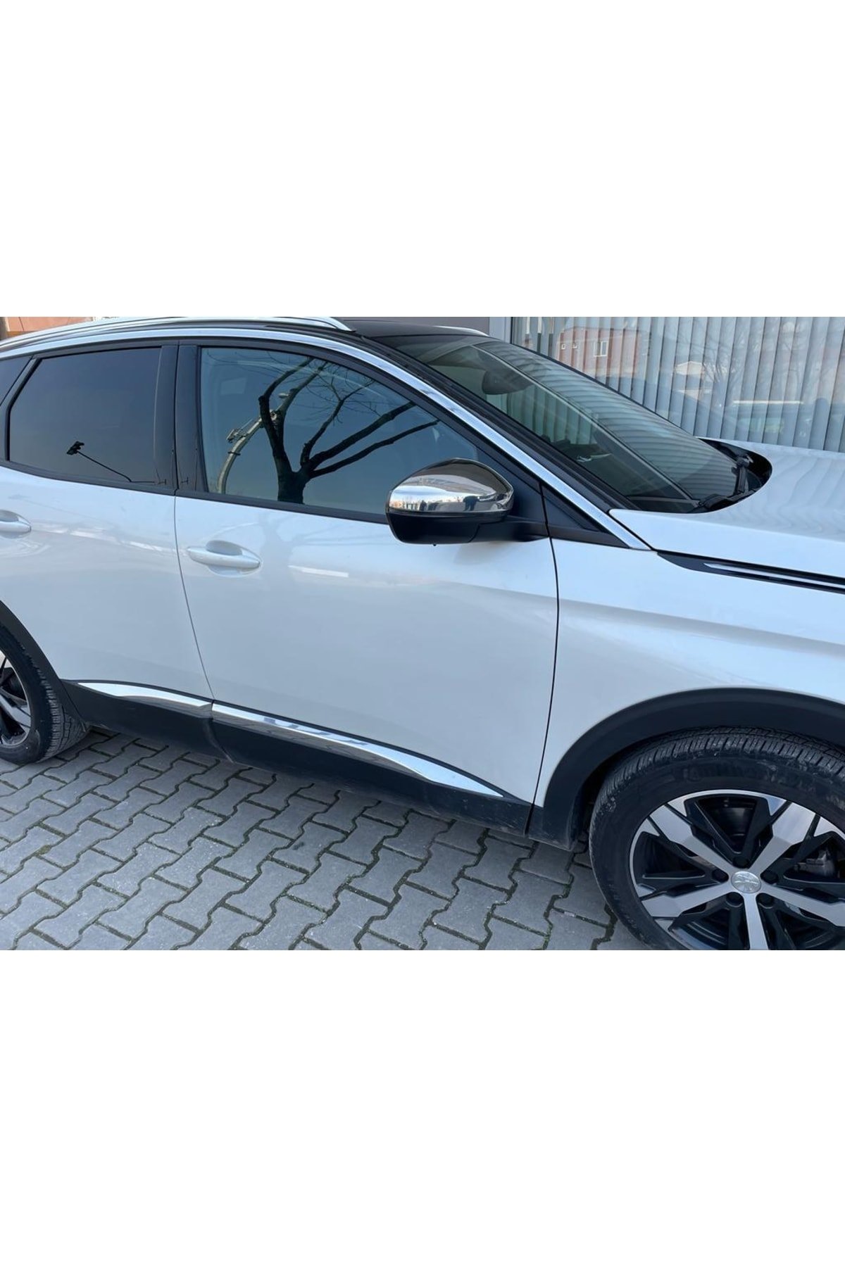 Peugeot 3008 Krom Ayna Kapağı 2 Parça 2016 Ve Üzeri Paslanmaz Çelik - Görsel 5