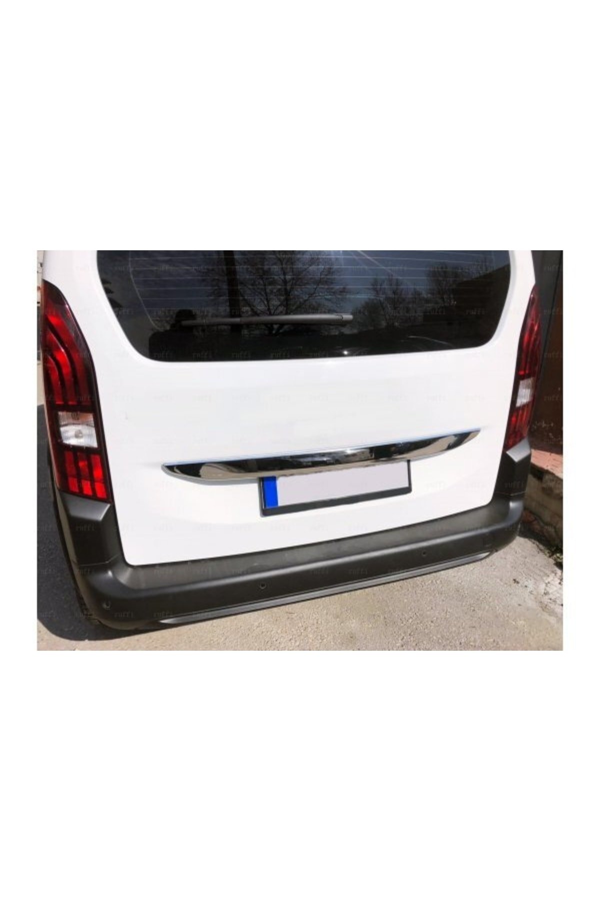 Citroen Berlingo 3 Krom Bagaj Çıtası 2018 Ve Üzeri Paslanmaz Çelik Uyumlu - Görsel 5