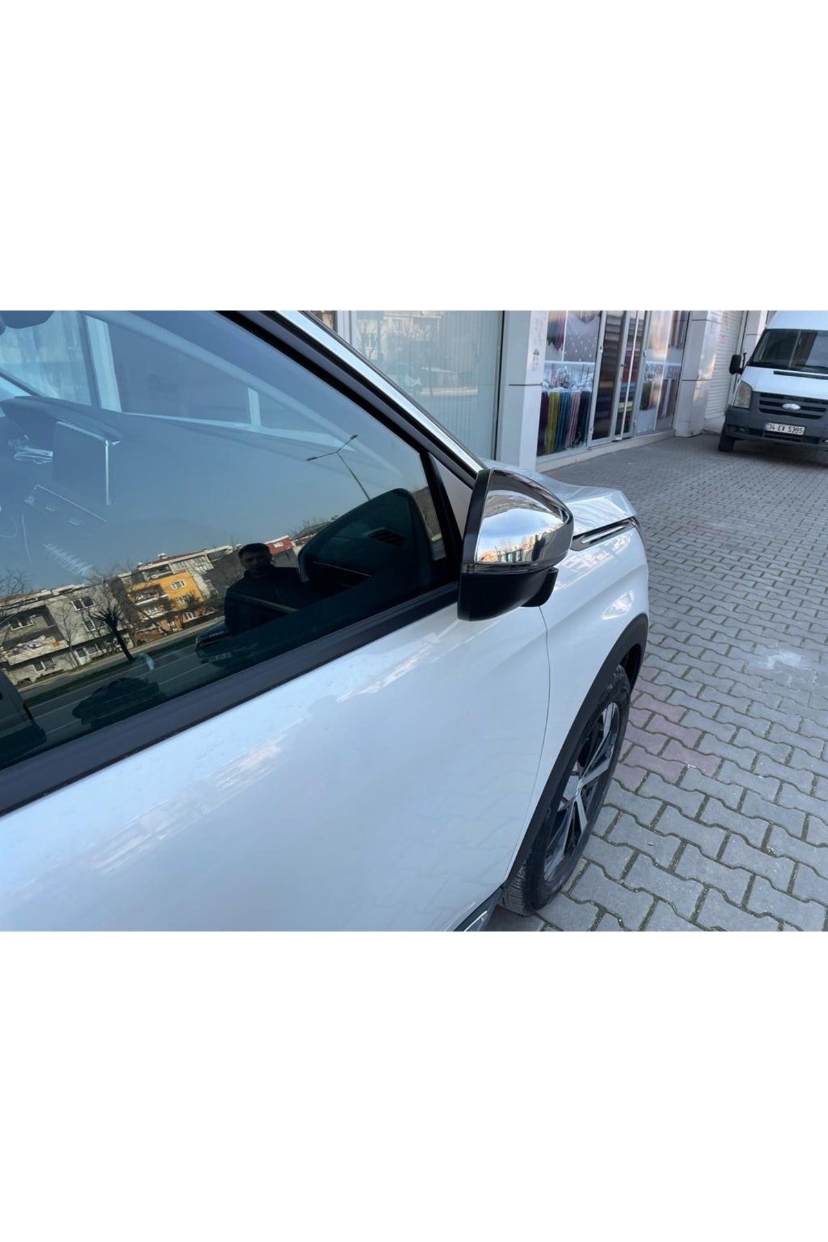 Peugeot 3008 Krom Ayna Kapağı 2 Parça 2016 Ve Üzeri Paslanmaz Çelik - Görsel 7