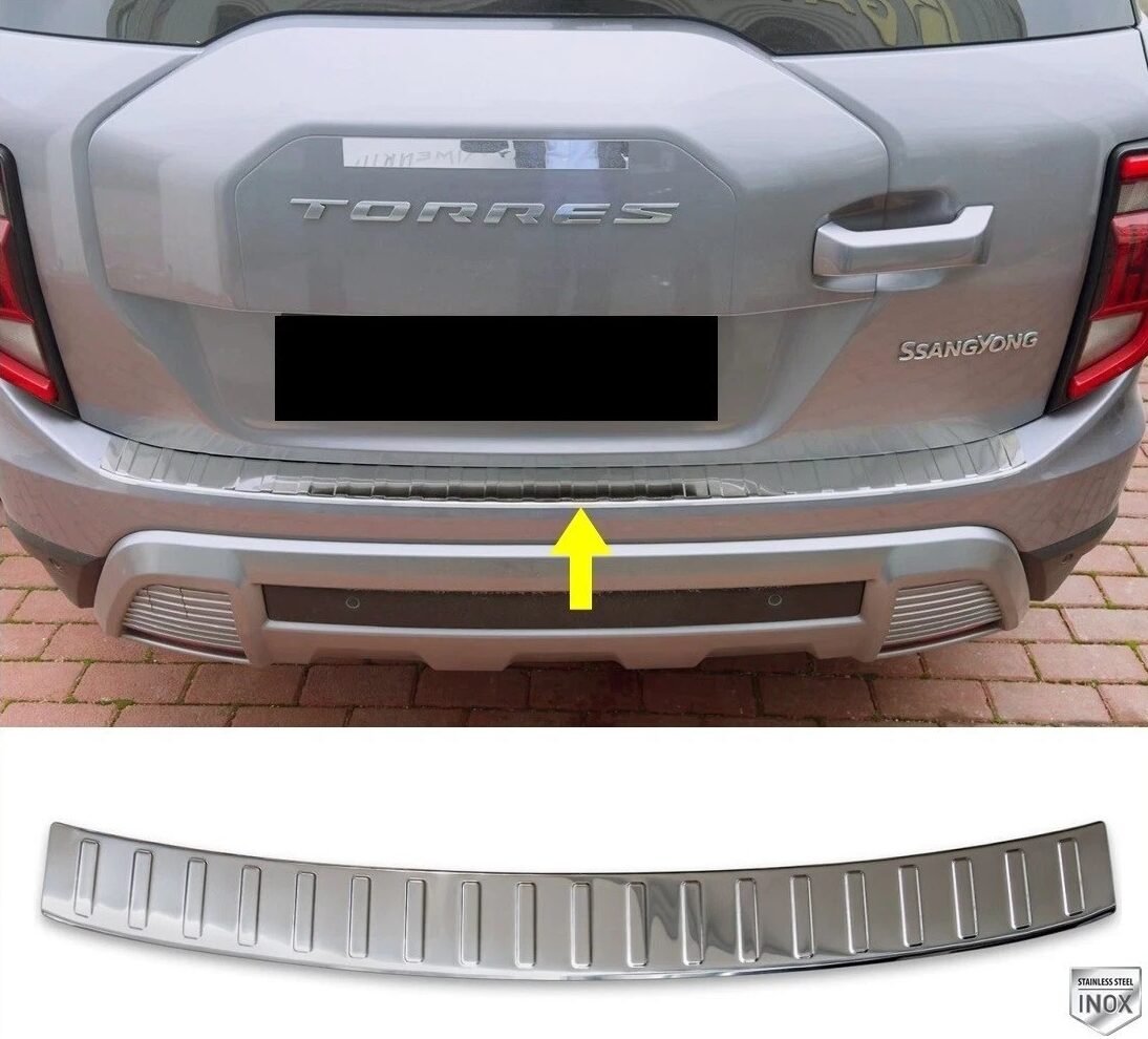 SSANGYONG TORRES 2023> Arka Tampon Üstü Koruma P.Çelik