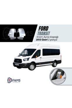 Ford Transit Krom Ayna Kapağı 2013 üzeri 2 Prç. Paslanmaz çelik