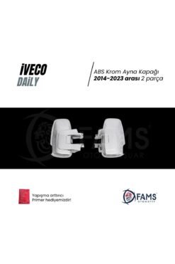 Alternative view of İveco Daily Abs Krom Ayna Kapağı 2 Parça 2014-2023 arası P.Çelik (Kısa Kol)