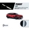 Peugeot 408 Krom Bagaj Iç Eşik Koruma 2022> Taşlı Paslanmaz Çelik