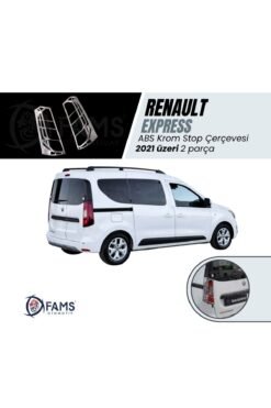 Renault Express Stop Çerçevesi Abs Krom 2 Parça 2021 üzeri P. Çelik