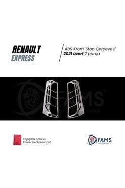 Alternative view of Renault Express Stop Çerçevesi Abs Krom 2 Parça 2021 üzeri P. Çelik