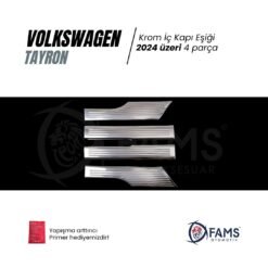 Alternative view of VW TAYRON Uyumlu İç Kapı eşiği 4 kapı 2024 Üzeri P,çelik (Parlak)