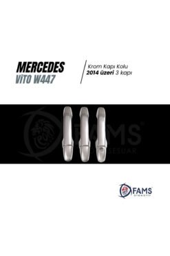 Alternative view of Mercedes Vito W447 Krom Kapı Kolu 3 Kapı 2014 Üzeri P,çelik