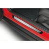 Renault Megane 3D Krom+ABS Kapı Eşiği Koruma Exclusive Line 2002-2020 arası 4 Prç P. Çelik (Taşlı)