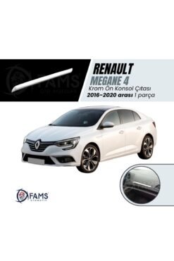Renault Megane 4 Krom Ön Konsol Çıtası 2016-2020 Arası P. Çelik