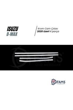 Alternative view of Isuzu D-Max Krom Cam Çıtası 4 Prç. 2020 Üzeri P.Çelik