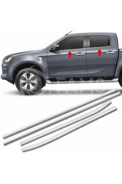 Isuzu D-Max Krom Cam Çıtası 4 Prç. 2020 Üzeri P.Çelik - Görsel 3