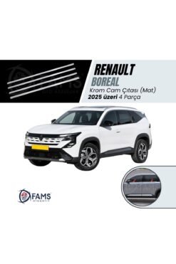 Renault Boreal Krom Cam Çıtası