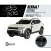 Renault Duster Krom Havalandırma Ve İç Kapı Kolu Çerçevesi 2024 üzeri 7 Prç P.Çelik (Mat)