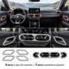 Renault Duster Krom Havalandırma Ve İç Kapı Kolu Çerçevesi 2024 üzeri 7 Prç P.Çelik (Mat) - Görsel 4