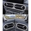 Renault Duster Krom Havalandırma Çerçevesi 2024 üzeri 3 Prç P.Çelik (Mat) - Görsel 4