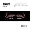 Renault Clio 5 Krom Ön Tampon Çıtası 2019-2025 arası 10 Prç. P. Çelik - Görsel 3