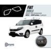 Fiat Doblo Facelift Krom Sis Çerçevesi 2014-2021 arası 2 Prç. P. Çelik