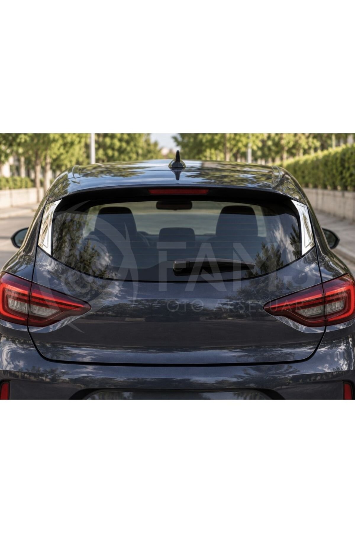 Renault Clio 5 Krom Arka Cam Yan Kelebek 2019-2025 arası 2 Parça P. Çelik - Görsel 4